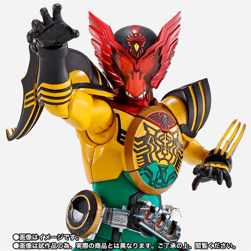 MÔ HÌNH CHÍNH HÃNG S.H.FIGUARTS SHF SHINKOUCHO SEIHO KAMEN RIDER OOO SUPER TATOBA COMBO 2.0