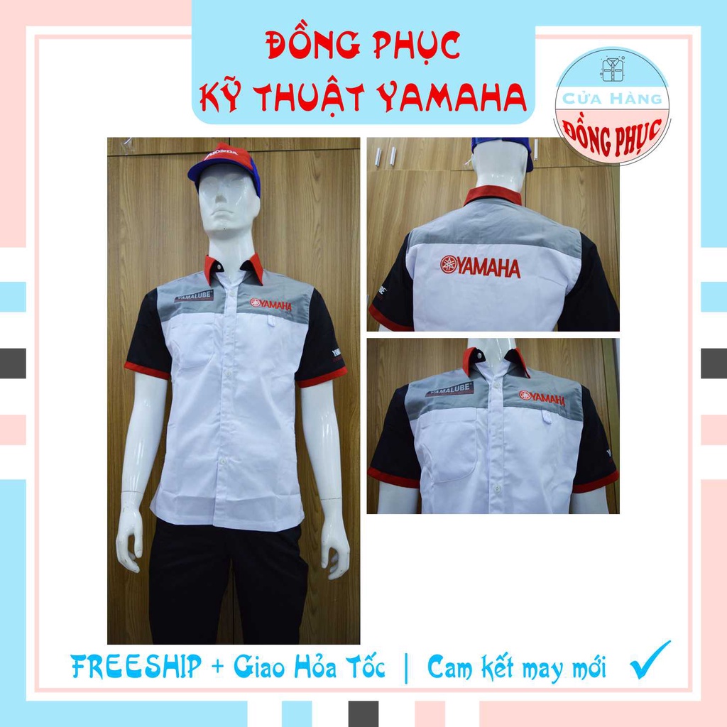 ĐỒNG PHỤC NHÂN VIÊN KỸ THUẬT VIÊN - KỸ THUẬT TRƯỞNG CHÍNH HÃNG YAMAHA, ĐÚNG CHUẨN CỦA YAM, Gía sỉ!
