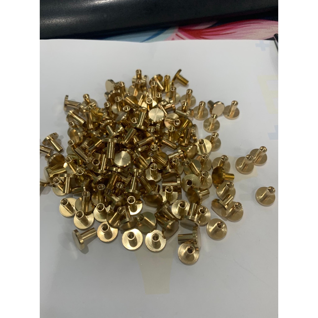 ỐC VÍT BẰNG ĐỒNG THAU NGUYÊN CHẤT