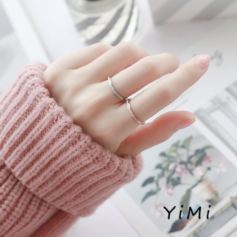 Nhẫn Đôi Mạ Vàng 18K Thời Trang Chống Gỉ