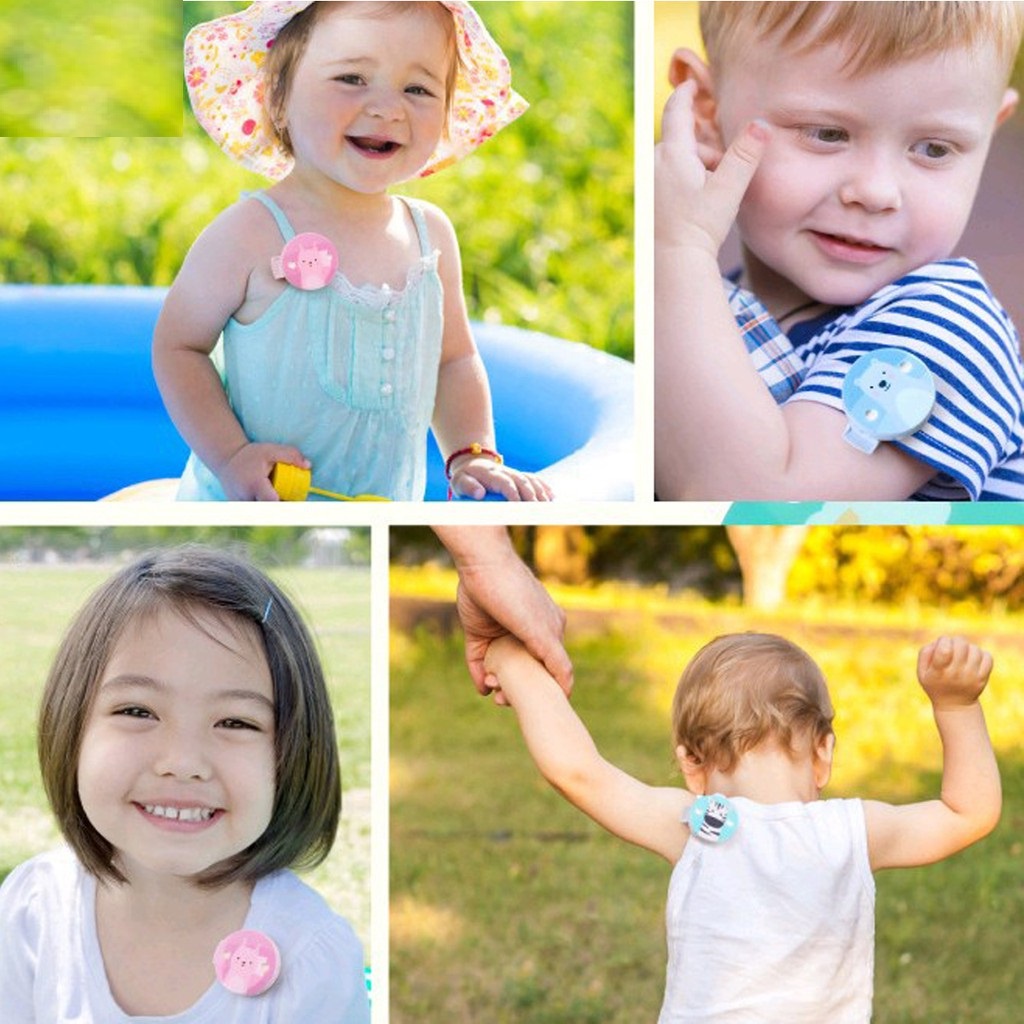 Kẹp đuổi muỗi cho bé sơ sinh chính hãng Goryeo Baby, vòng đeo tay chống muỗi tinh dầu tự nhiên