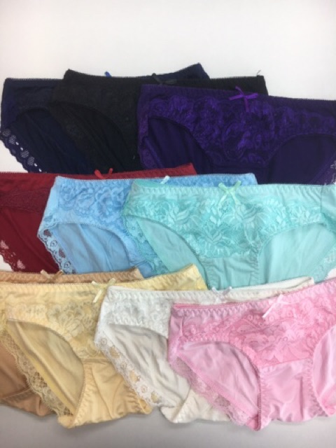 10 quần Cotton phối ren