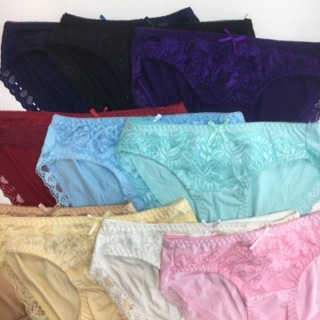 10 quần Cotton phối ren