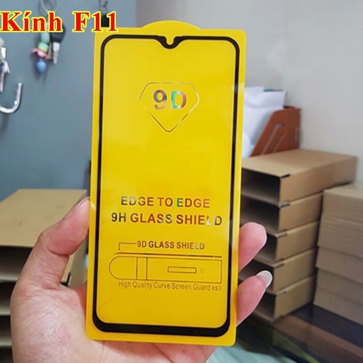 [FREE SHIP TỪ 50K] Kính cường lực oppo K3, A1k, A3s, A5s, A7, F7, F9, F11, F11 Pro hàng chuẩn 9D giá rẻ