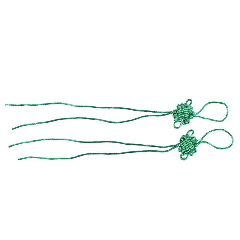 Set 2 Dải Dây Tua Rua Thắt Nút Bằng Lụa Trang Trí Nhà Cửa Phong Cách Trung Hoa