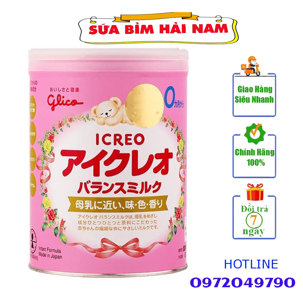 Sữa Glico Icreo Balance Milk Icreo Số 0 Hộp 800g