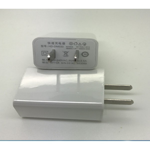 Cốc sạc, Củ sạc nhanh 2A thời trang màu trắng