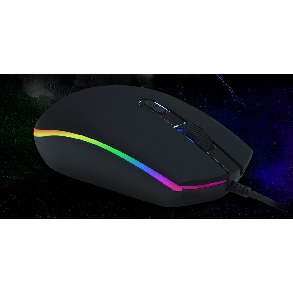 Chuột Gaming Philips VKing M10 led RGB siêu đẹp đổi màu bảo hành 2 năm