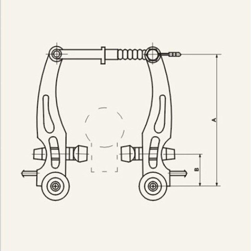 Bộ phanh chữ V cho xe đạp leo núi