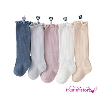 Vớ Dài Đến Đùi Màu Trơn Dễ Thương Dành Cho Bé Sơ Sinh