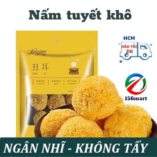 Nấm tuyết vàng không tẩy 250G/ Ngân nhĩ