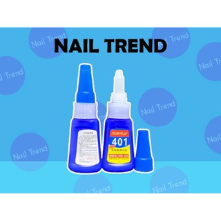 Keo 401 dán móng siêu chắc Hàn Quốc 15ml , gắn đá, phụ kiện không gây hư hại cho da, Có nắp bảo quản.