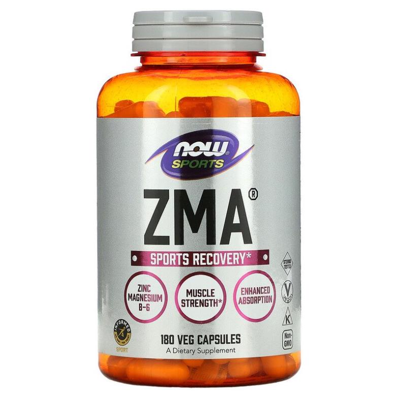 Viên Now ZMA Bổ Sung Vitamin Và Khoáng Chất Giúp Cải Thiện Giấc Ngủ Và Phục Hồi Cơ Bắp Now ZMA
