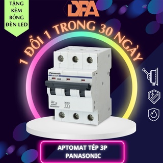 Aptomat 3p 10a, 16a, 20a, 25a, 32a, 40a, 50a, 63a , cb panasonic chống cháy và chập điện