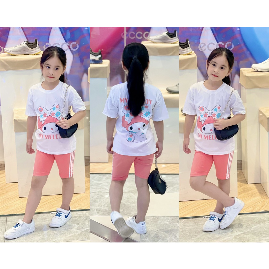 [22-43 KÝ] Bộ ngố thun cotton 4 chiều mềm mịn in hoạt hình siêu xinh cho bé,bộ tay ngắn quần lưng mặc nhà