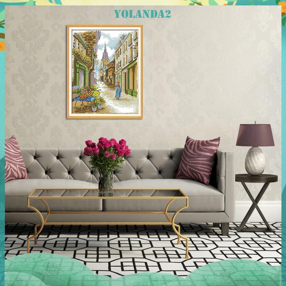 Bộ Dụng Cụ Thêu 14ct Hình Phong Cảnh