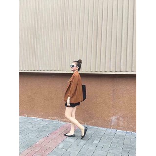 Áo khoác blazer 2 loại 1 màu đen , nâu ( Kèm video ảnh thật )