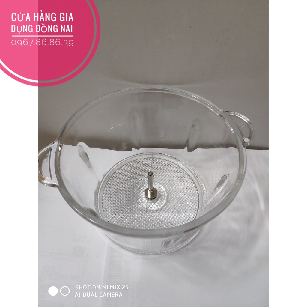 Cối thủy tinh 2L + lưỡi dao máy xay  không bao gồm đầu xay động cơ