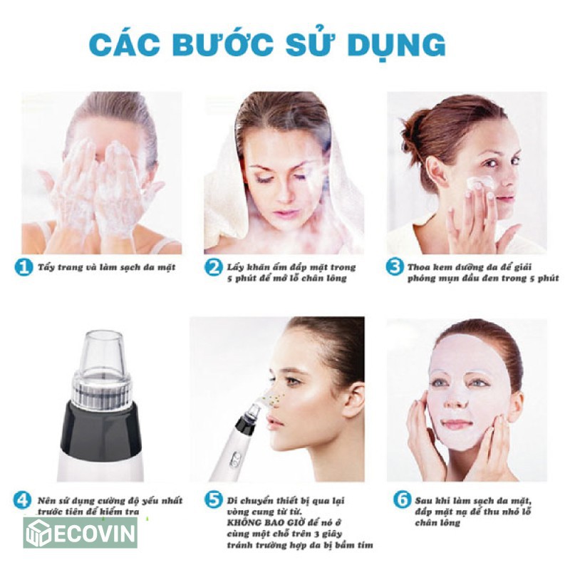 Máy Hút Mụn Cầm Tay Mini Hali Care Chính Hãng | BigBuy360 - bigbuy360.vn