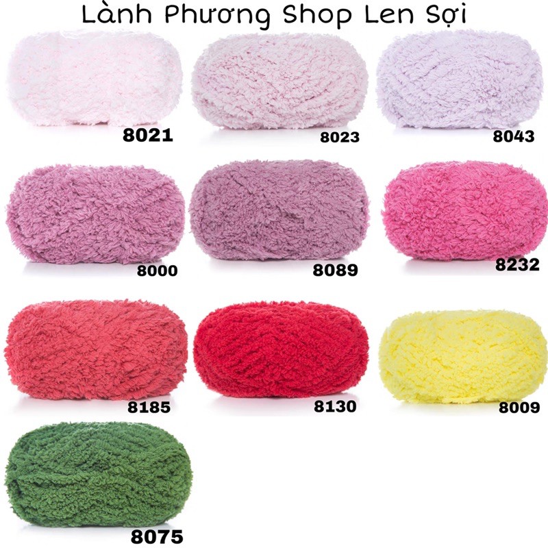 Len bông xù gấu 50 gram