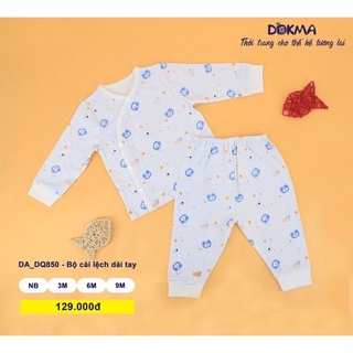Bộ cài lệch - cài thẳng Dokma size sơ sinh