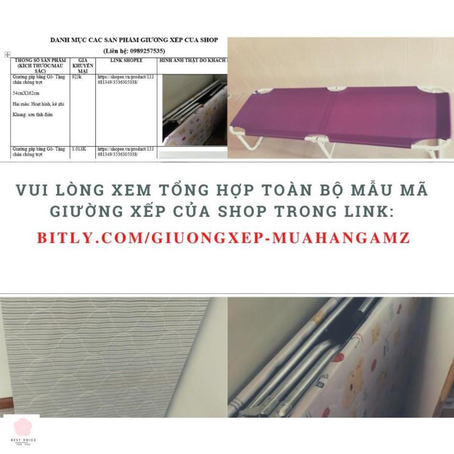 Giường ghế gấp đa năng ☑️ ghế ngủ trưa văn phòng inox cao cấp - Size trung 53cmx168cm . ẢNH THẬT. SẴN HÀNG .