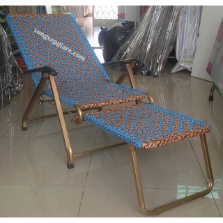 Ghế bố xếp có gác chân