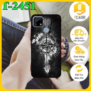 Ốp lưng nhám chống sốc dành cho Realme C25, C25s, C12 in hình họa tiết graffiti
