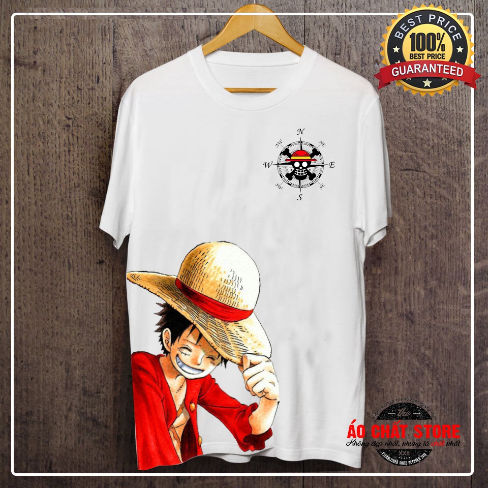 [ĐỘC] Áo Thun MONKEY LUFFY ONE PIECE Cực Đẹp | Áo Đảo Hải Tặc Luffy Mũ Rơm Đẹp OP64 (Ảnh thật)