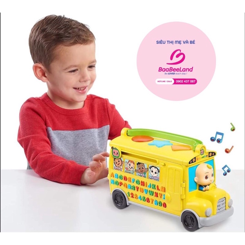 Xe Bus Cocomelon Musical Learning Bus có nhạc - BAABEELAND