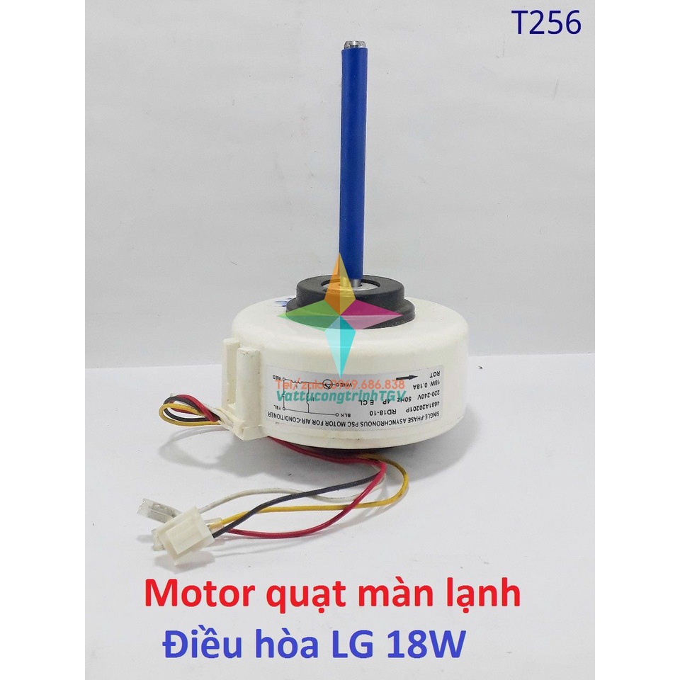 [Mã ELHA22 giảm 5% đơn 300K] Motor quạt màn lạnh 4 dây 220V-18W cho điều hòa LG