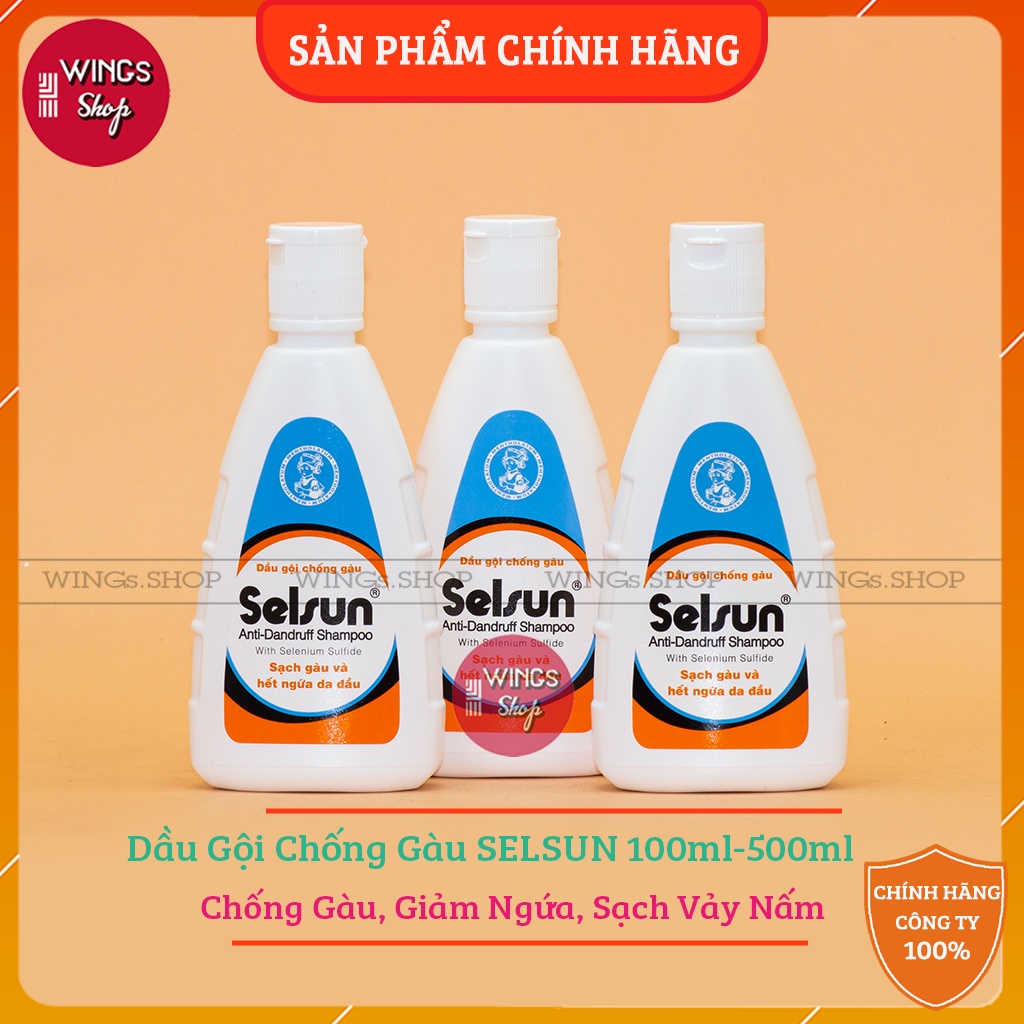 Dầu Gội Selsun 50ml-100ml Chống Gàu, Giảm Ngứa, Sạch Vảy Nấm | Wings Shop