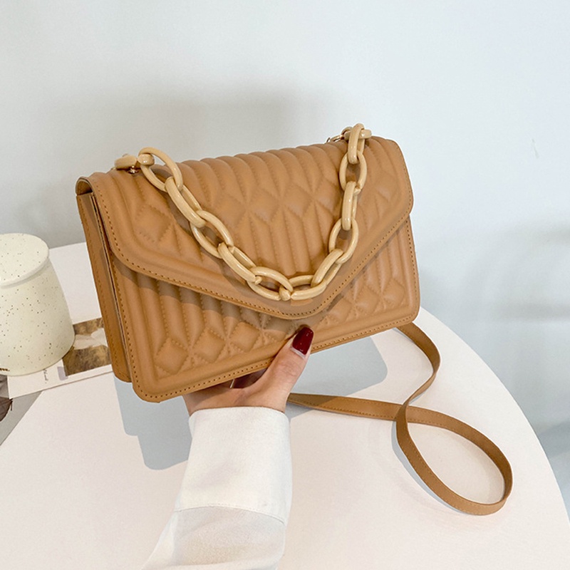 Túi Đeo Chéo Dây Xích Thời Trang Đơn Giản Phong Cách retro