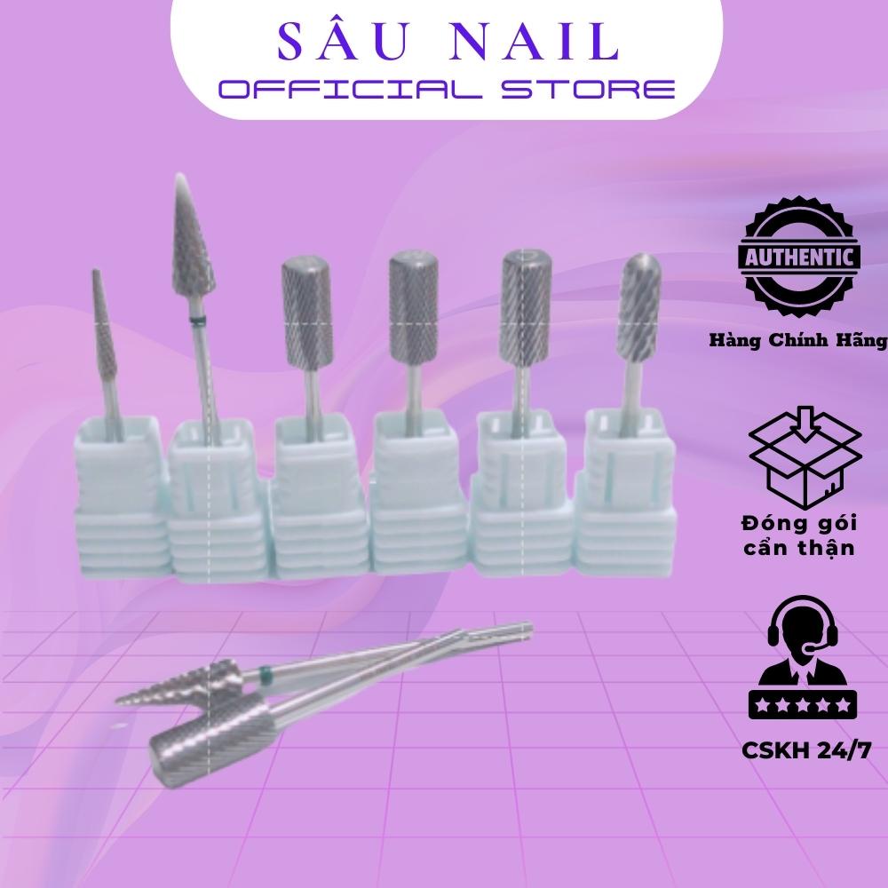 Đầu Mài Mỹ TiTan Phá Gel, Phá Bột, Mài Phom, Mài Da Mài Khóe- Đầu Mài Không Nóng, Không Xước Da