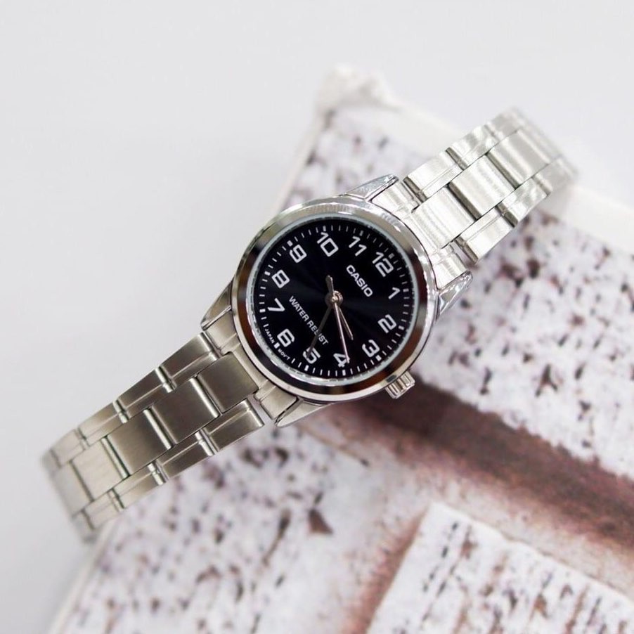 Đồng hồ dây da Casio Nữ LTP-V001 chính hãng bảo hành 1 năm Pin trọn đời