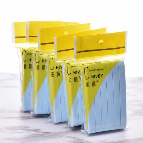 Bọt biển Chivey rửa mặt - Bông nở rửa mặt Chivey (Bịch 12 miếng)