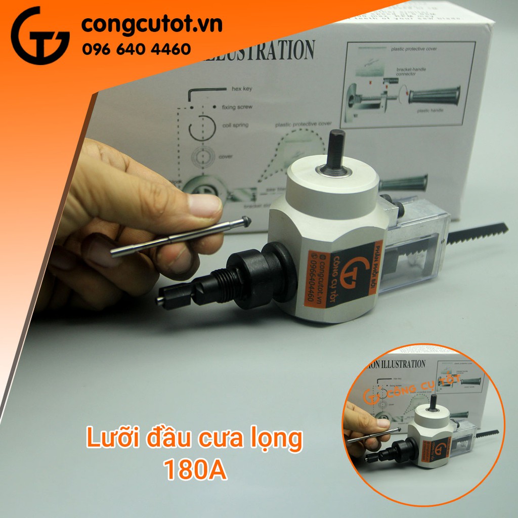 Lưỡi cắt tôn của đầu cưa lọng 180A - Phụ kiện đầu cắt tôn, đầu cưa lọng