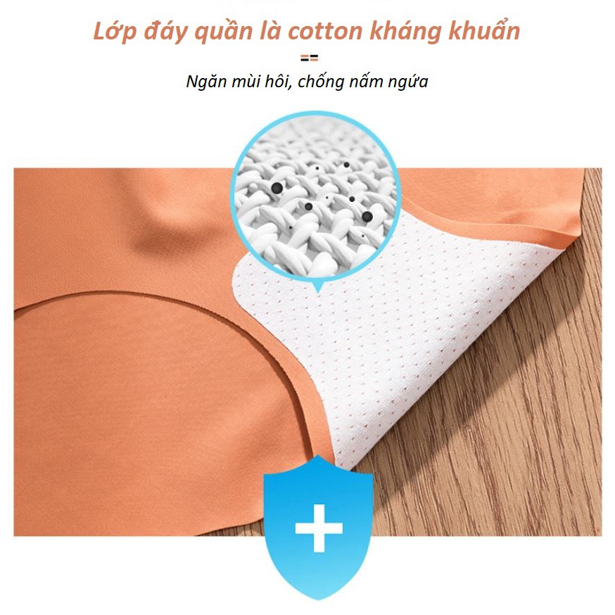Quần Lót Băng Lụa Kháng Khuẩn Không Viền Không Đường May P287