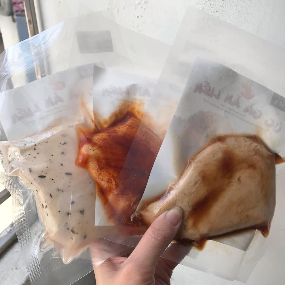 COMBO 3 MIẾNG ỨC GÀ ĂN LIỀN 150G THE HAPPY FOOD VN