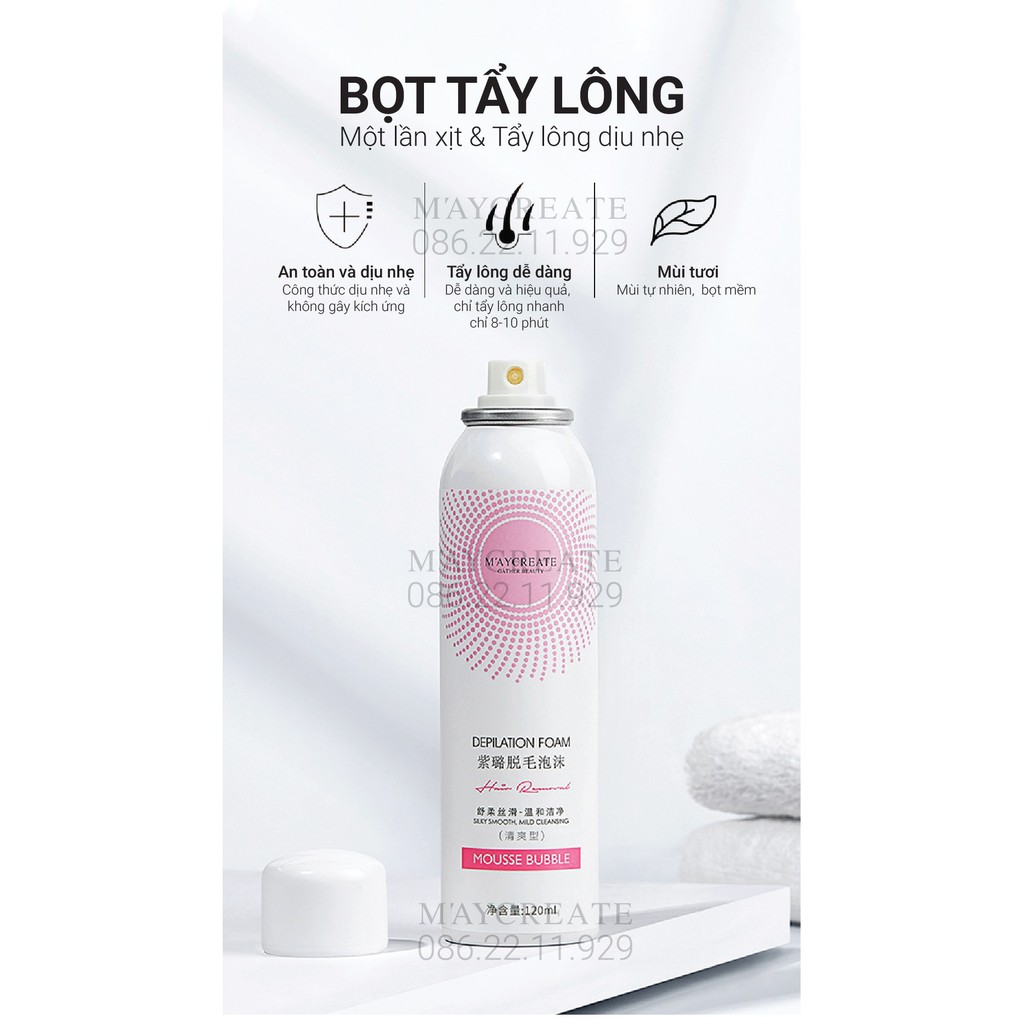 Xịt Tẩy Lông Maycreate Hàng Nội Địa Trung. | BigBuy360 - bigbuy360.vn