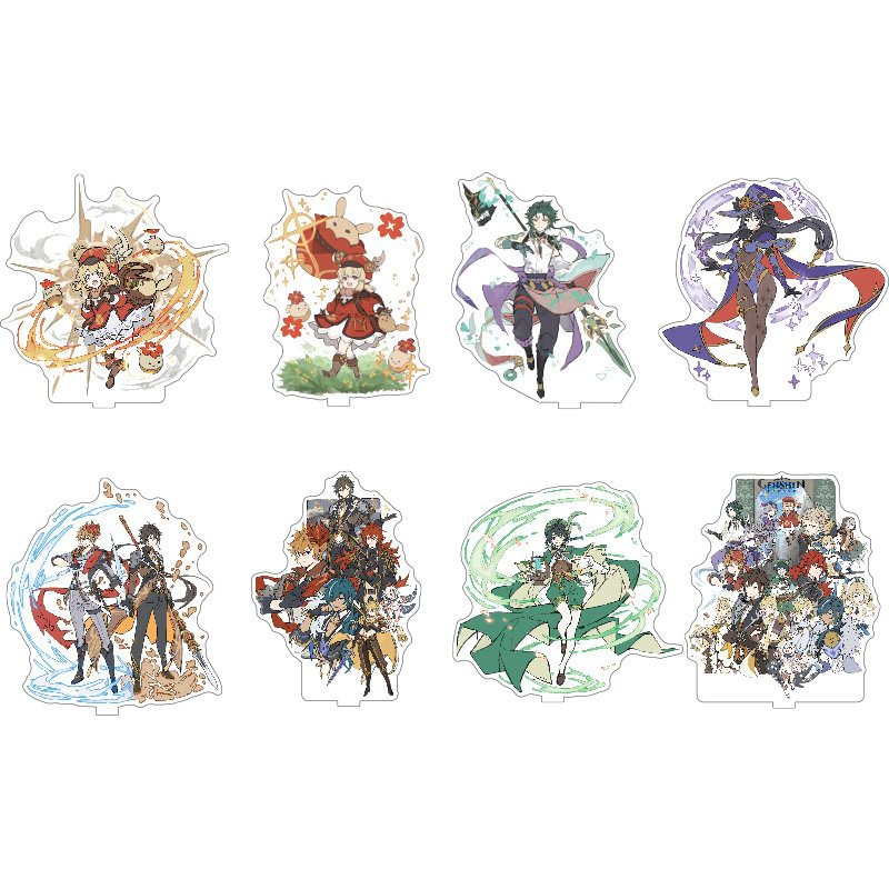 Mô hình nhân vật GENSHIN IMPACT ver CHIÊU THỨC 2 standee mica acrylic anime chibi trưng bày xinh xắn