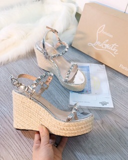 Sandal đế xuồng vân cói