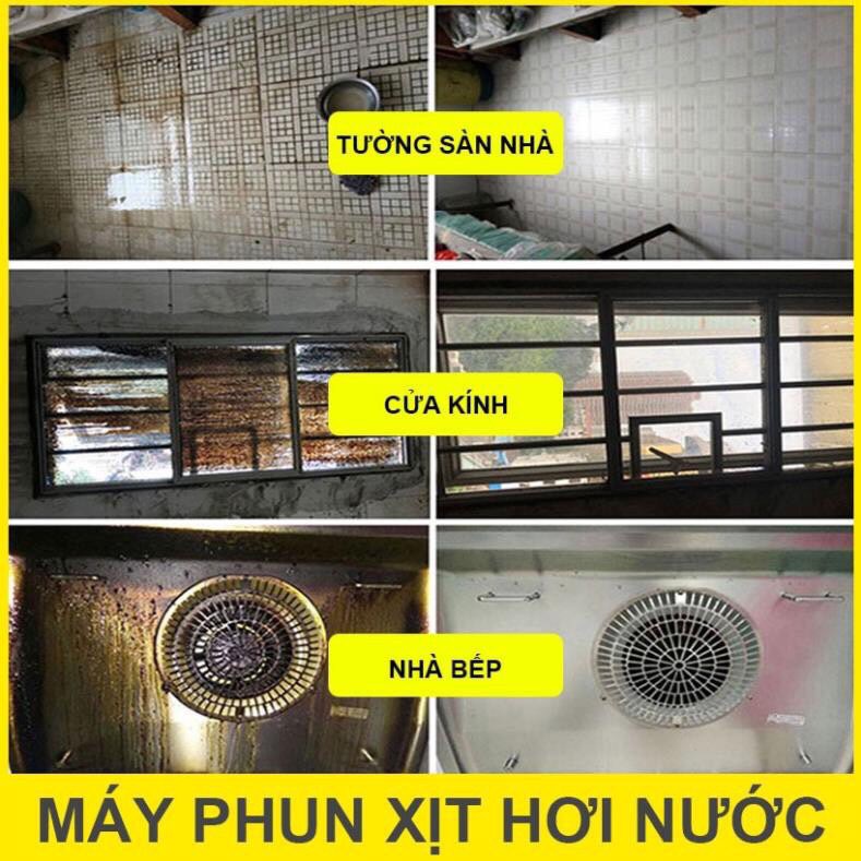 MÁY PHUN XỊT RỬA XE VỆ SINH NHÀ CỬA BẰNG HƠI NƯỚC NÓNG 220V 2600W