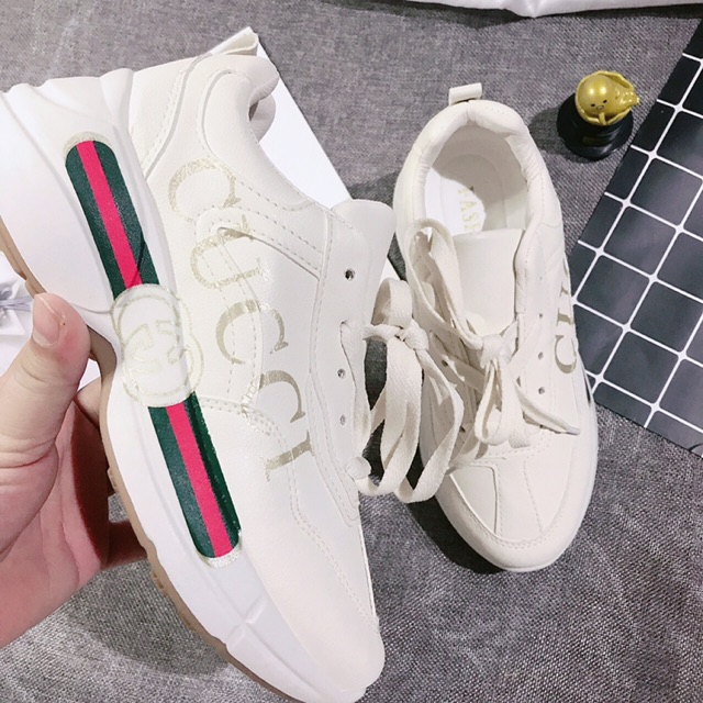GIÀY SNEAKER NỮ GUCC NÂNG ĐẾ 6p CỰC TÔN DÁNG ĐỦ CÁC MẪU SIÊU HOT HIT kèm ảnh thật+ video