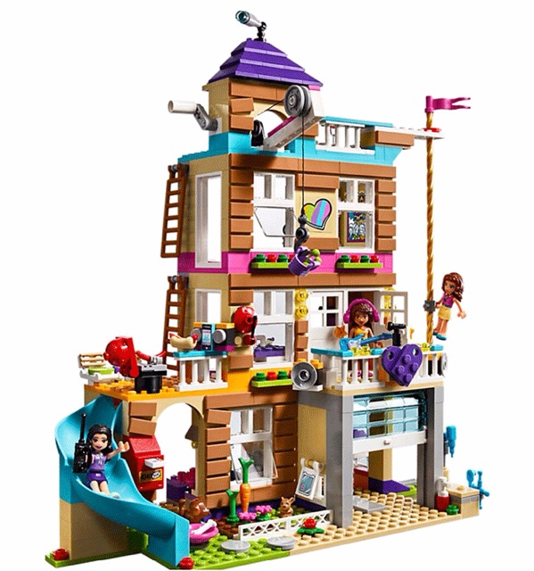 [Rẻ vô địch] Lắp Ráp xếp hình Lego Friend Bela 10859 Girls Club : Ngôi nhà tình bạn 730 mảnh