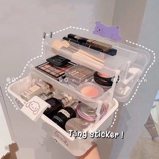 Hộp đựng đồ dùng cá nhân 3 tầng