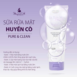 Sữa Rửa Mặt Trắng Da Cao Cấp Huyền Cò