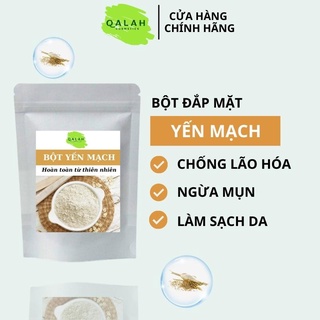 Bột yến mạch nguyên chất xay mịn 100gr - Dưỡng da & ăn uống QALAH