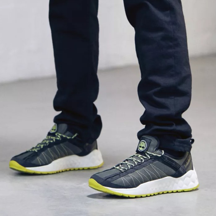 Giày Thể Thao Nam Solar Wave Low Fabric Hiker Sneakers Màu Đen Timberland TB0A2AYS9H