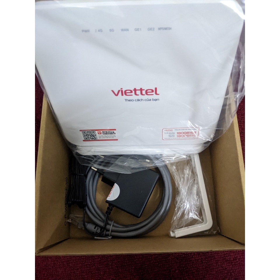 Home wifi viettel  DASAN W520CE   CHÍNH HÃNG_ 2 băng tần 2.4 - 5 Ghz_Mesh, Kích sóng, Roaming_Full box